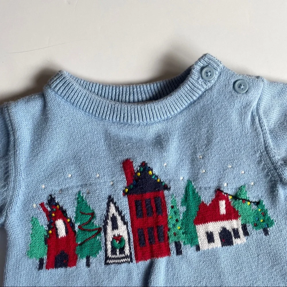 Gymboree Christmas Houses One-Piece